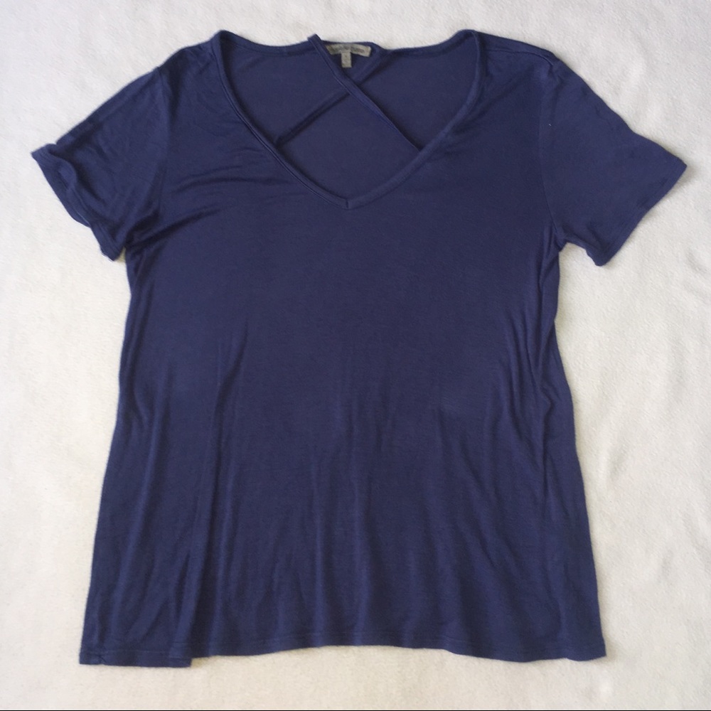 Charlotte Russe Dark Blue Top